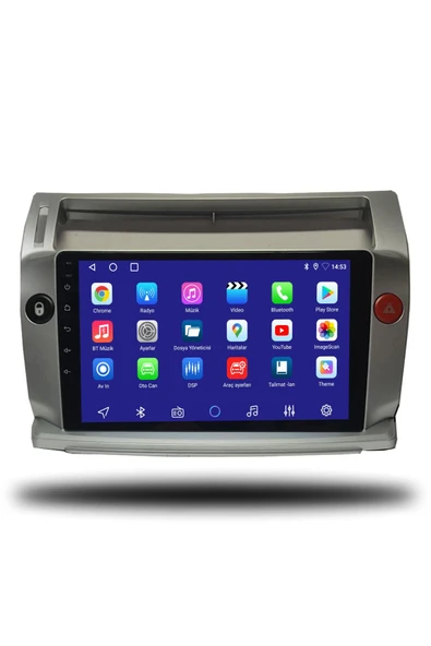 OSKODI Citroen C4 2005-2010 Uyumlu Android Multimedya + CarPlay + 4GB RAM + 64GB Hafıza - Resim 2