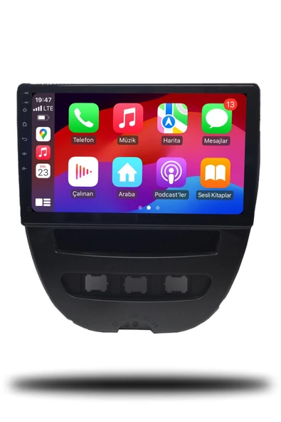 OSKODI Citroen C1 2007-2013 Uyumlu Android Multimedya + CarPlay + 4GB RAM + 64GB Hafıza - Resim 3