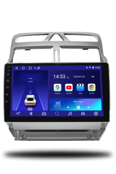 OSKODI Peugeot 307 2001-2008 Uyumlu Android Multimedya + CarPlay + 4GB RAM + 64GB Hafıza ürün görseli