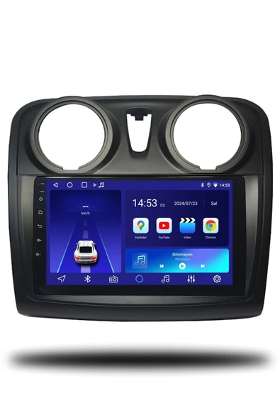 OSKODI Dacia Sandero 2010-2021 Uyumlu Android Multimedya + CarPlay + 4GB RAM + 64GB Hafıza