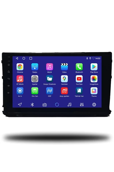 OSKODI Volkswagen Polo 2018-2022 Uyumlu Android Multimedya Carplay 4gb Ram 64gb Hafıza - 2