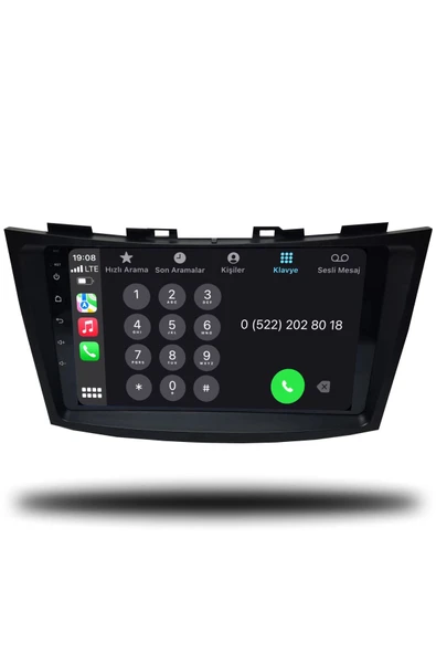 OSKODI Suzuki Swift 2011-2016 Uyumlu Android Multimedya Carplay 4gb Ram 64gb Hafıza - Resim 4
