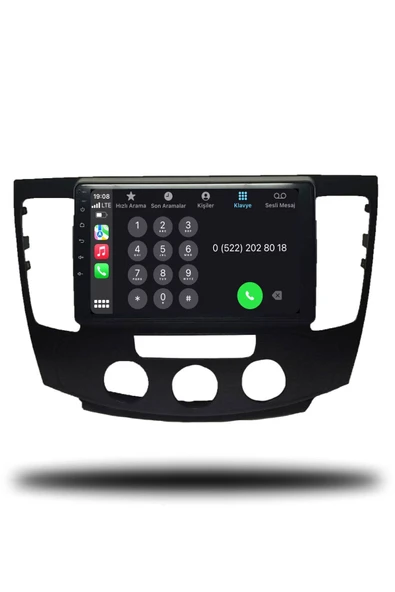 OSKODI Hyundai Sonata 2009-2012 Uyumlu Android Multimedya Manuel Klima + CarPlay + 4GB RAM + 64GB Hafıza - Resim 4