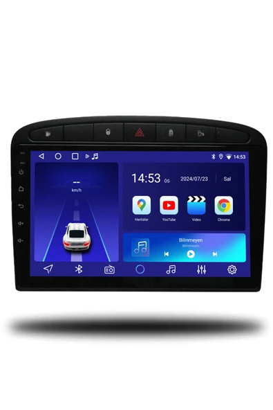 OSKODI Peugeot 308 2007-2013 Uyumlu Android Multimedya + CarPlay + 4GB RAM + 64GB Hafıza