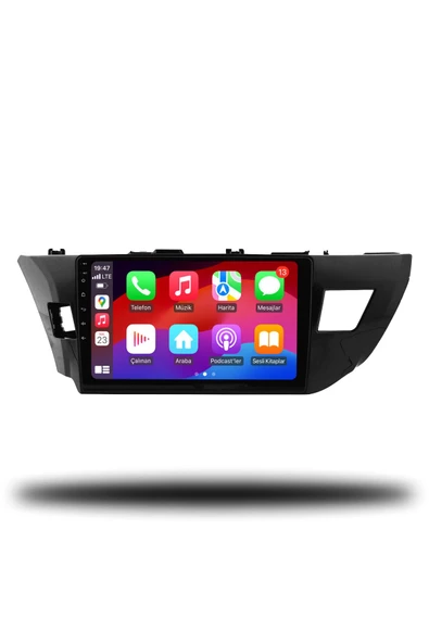 OSKODI Toyota Corolla 2013-2015 Uyumlu Android Multimedya Carplay 4gb Ram 64gb Hafıza - Resim 3