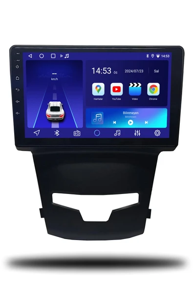 OSKODI Ssangyong Korando 2014+ Uyumlu Android Multimedya + CarPlay + 4GB RAM + 64GB Hafıza
