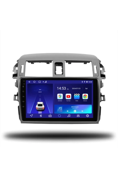 OSKODI Corolla 2007-2012 Uyumlu Android Multimedya + CarPlay + 4GB RAM + 64GB Hafıza ürün görseli