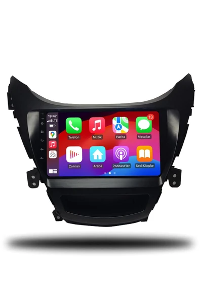 OSKODI Hyundai Elantra 2011-2012 Uyumlu Android Multimedya + CarPlay + 4GB RAM + 64GB Hafıza - Resim 3
