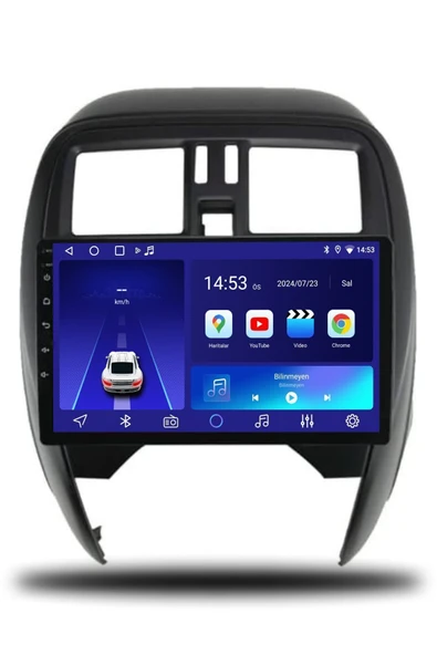 OSKODI Nissan Micra 2014-2018 Uyumlu Android Multimedya + CarPlay + 4GB RAM + 64GB Hafıza ürün görseli