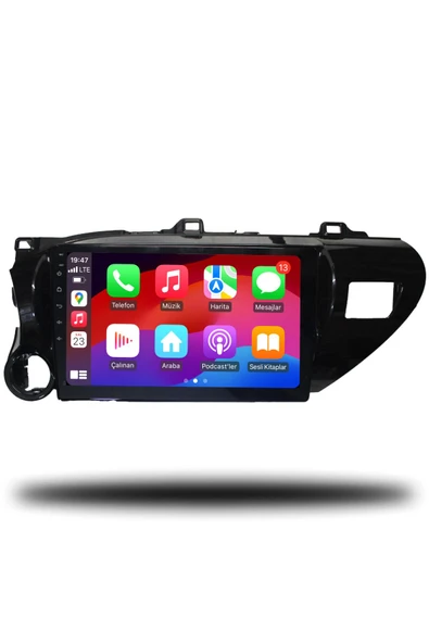 OSKODI Toyota Hilux 2016-2022 Uyumlu Android Multimedya + CarPlay + 4GB RAM + 64GB Hafıza - Resim 3