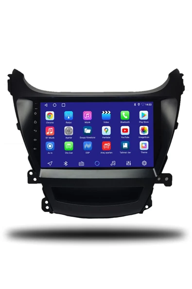 OSKODI Hyundai Elantra 2014 Uyumlu Android Multimedya + CarPlay + 4GB RAM + 64GB Hafıza - Resim 2