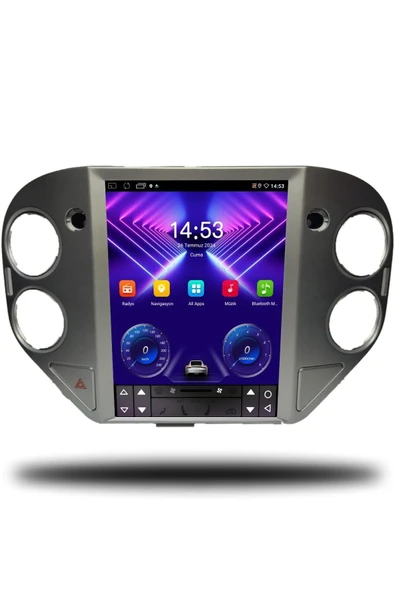 OSKODI Volkswagen Tiguan Tesla 2008-2016 Uyumlu Android Multimedya Carplay 4gb Ram 64gb Hafıza ürün görseli