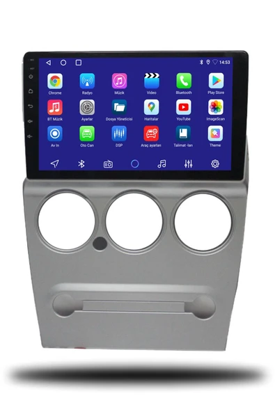 OSKODI Citroen Xsara 1999-2005 Uyumlu Android Multimedya + CarPlay + 4GB RAM + 64GB Hafıza - Resim 2