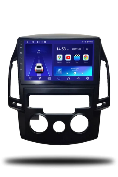 OSKODI Hyundai i30 2011-2014 Uyumlu Android Multimedya Manuel Klima + CarPlay + 4GB RAM + 64GB Hafıza ürün görseli