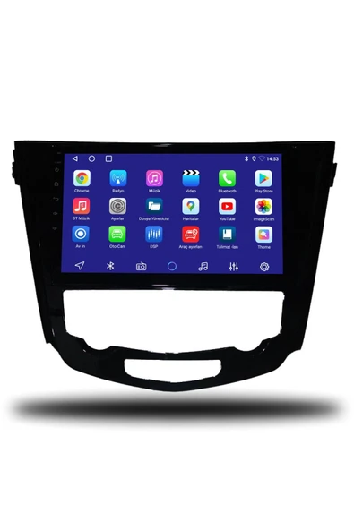 OSKODI Nissan Qashqai 2014-2021 Dijital Klima Uyumlu Android Multimedya + CarPlay + 4GB RAM + 64GB Hafıza - Resim 2