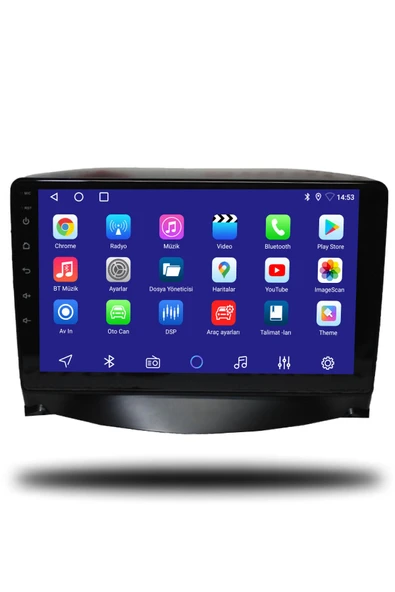 OSKODI Peugeot 207 2006-2012 Uyumlu Android Multimedya + CarPlay + 4GB RAM + 64GB Hafıza - Resim 2