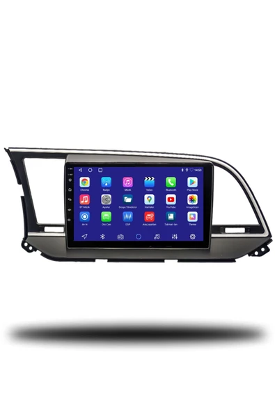 OSKODI Hyundai Elantra 2015-2018 Uyumlu Android Multimedya + CarPlay + 4GB RAM + 64GB Hafıza - 2