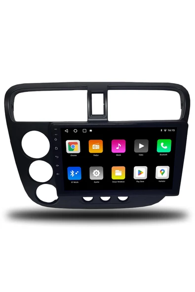 navi2go Honda Civic V-Tec Android Carplay Multimedya 2001-2006 4GB RAM + 64Gb Hafıza + 8 Çekirdek - Resim 3