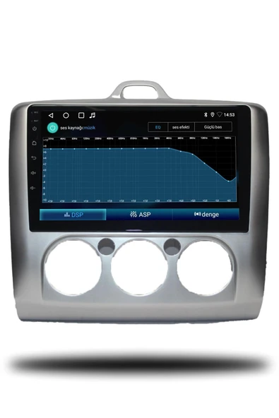 OSKODI Ford Focus 2 2007-2011  Manuel Klima Uyumlu Android Multimedya + CarPlay + 4GB RAM + 64GB Hafıza - Resim 6