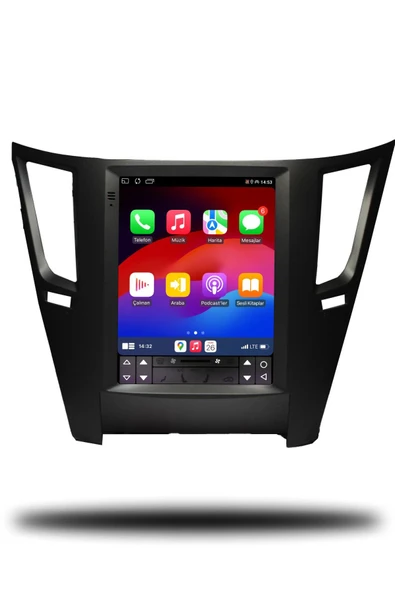 OSKODI Subaru Outback Tesla 2010-2014 Uyumlu Android Multimedya + CarPlay + 4GB RAM + 64GB Hafıza - Resim 3