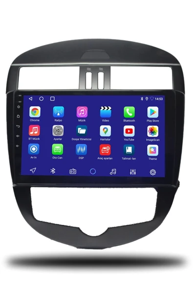 OSKODI Nissan Pulsar 2016-2020 Uyumlu Android Multimedya + CarPlay + 4GB RAM + 64GB Hafıza - Resim 2