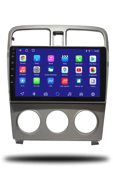 OSKODI Subaru Forester 2002-2007 Uyumlu Android Multimedya + CarPlay + 4GB RAM + 64GB Hafıza - Resim 2