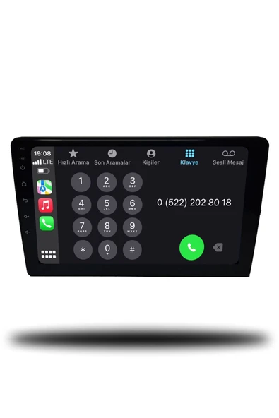 OSKODI Opel Astra H 2005-2009 Uyumlu Android Multimedya + CarPlay + 4GB RAM + 64GB Hafıza - Resim 4