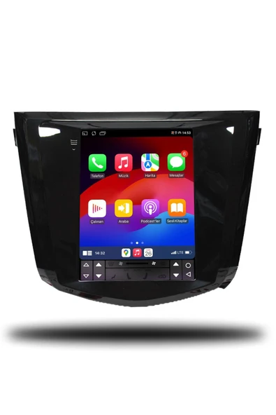 OSKODI Nissan Qashqai Tesla 2014-2021 Uyumlu Android Multimedya + CarPlay + 4GB RAM + 64GB Hafıza - Resim 3