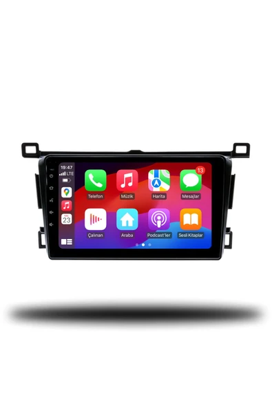 OSKODI Rav4 2013-2018 Uyumlu Android Multimedya   CarPlay + 4GB RAM + 64GB Hafıza - 3