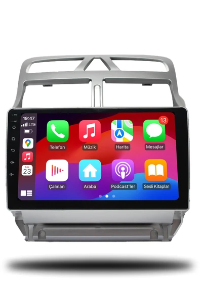OSKODI Peugeot 307 2001-2008 Uyumlu Android Multimedya + CarPlay + 4GB RAM + 64GB Hafıza - Resim 3