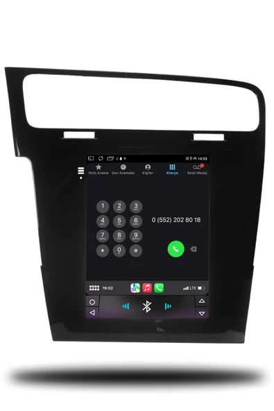OSKODI Vw Golf 7 Tesla 2013-2021 Uyumlu Android Multimedya Carplay 4gb Ram 64gb Hafıza - Resim 4