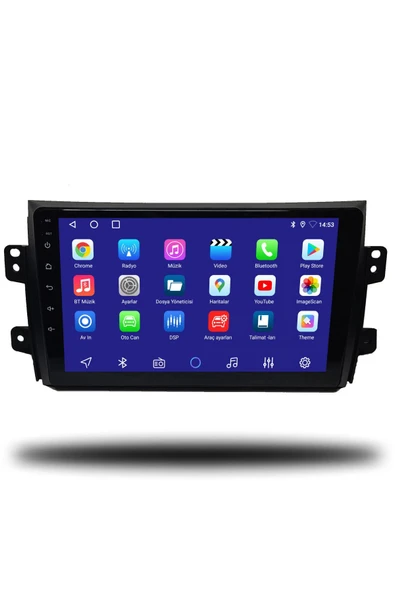 OSKODI Suzuki Sx4 2006-2013 Uyumlu Android Multimedya Carplay 4gb Ram 64gb Hafıza - Resim 2
