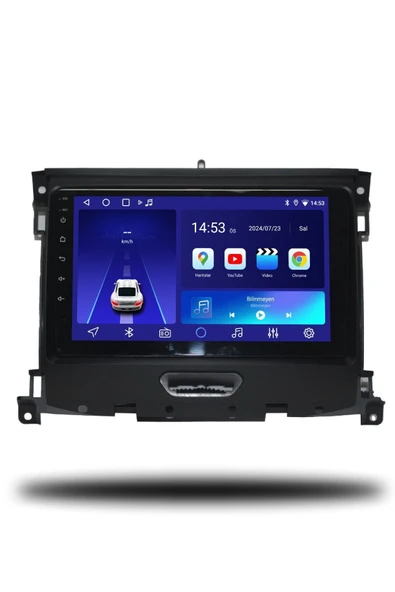 OSKODI Ford Ranger 2016-2022 Uyumlu Android Multimedya + CarPlay + 4GB RAM + 64GB Hafıza - 1