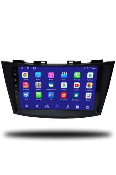 OSKODI Suzuki Swift 2011-2016 Uyumlu Android Multimedya Carplay 4gb Ram 64gb Hafıza - Resim 2