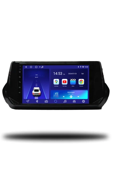 OSKODI Peugeot 2008  2020-2022 Uyumlu Android Multimedya + CarPlay + 4gb RAM + 64gb Hafıza ürün görseli 1