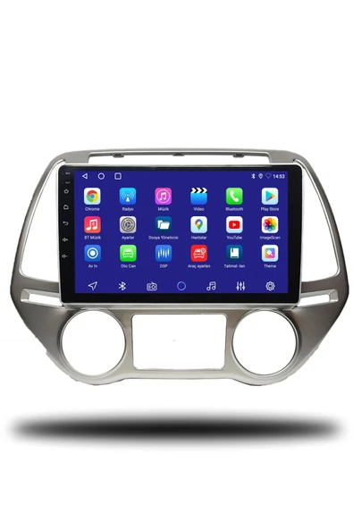 OSKODI Hyundai i20 2012-2014 Uyumlu Android Multimedya + CarPlay + 4GB RAM + 64GB Hafıza - Resim 2