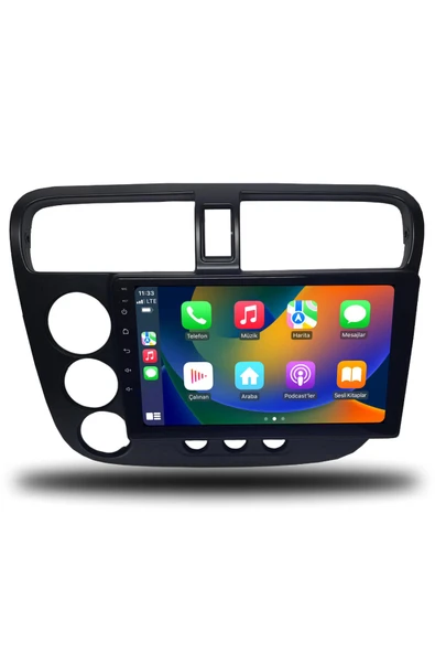 navi2go Honda Civic V-Tec Android Carplay Multimedya 2001-2006 4GB RAM + 64Gb Hafıza + 8 Çekirdek ürün görseli