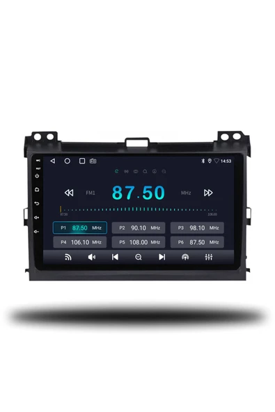 OSKODI Toyota Land Cruiser Prado 2004-2009 Uyumlu Android Multimedya + CarPlay + 4GB RAM + 64GB Hafıza - Resim 4