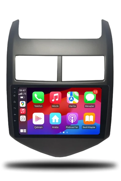 OSKODI Chevrolet Aveo 2012-2018 Uyumlu Andorid Multimedya + CarPlay + 4GB RAM + 64GB Hafıza - Resim 3