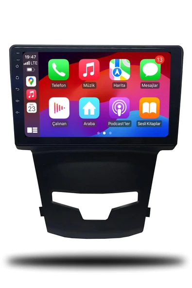 OSKODI Ssangyong Korando 2014+ Uyumlu Android Multimedya + CarPlay + 4GB RAM + 64GB Hafıza - 3