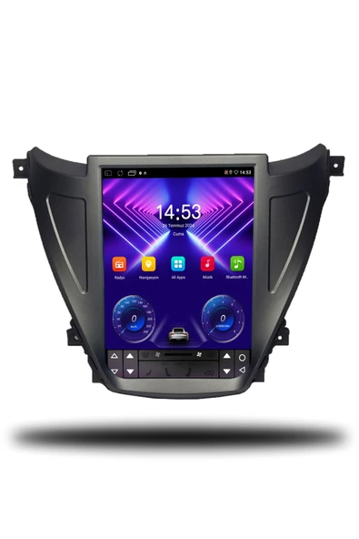 OSKODI Hyundai Elantra Tesla 2013-2015 Uyumlu Android Multimedya + CarPlay + 4GB RAM + 64GB Hafıza ürün görseli