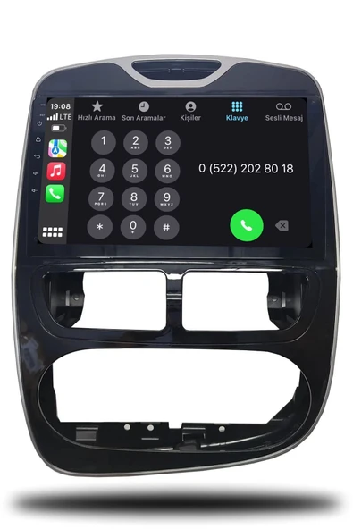 OSKODI Renault Clio 4 2013-2015 Uyumlu Android Multimedya Carplay 4gb Ram 64gb Hafıza - Resim 4