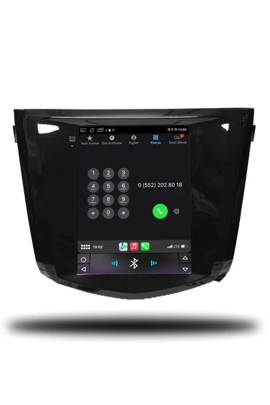 OSKODI Nissan Qashqai Tesla 2014-2021 Uyumlu Android Multimedya + CarPlay + 4GB RAM + 64GB Hafıza - Resim 4