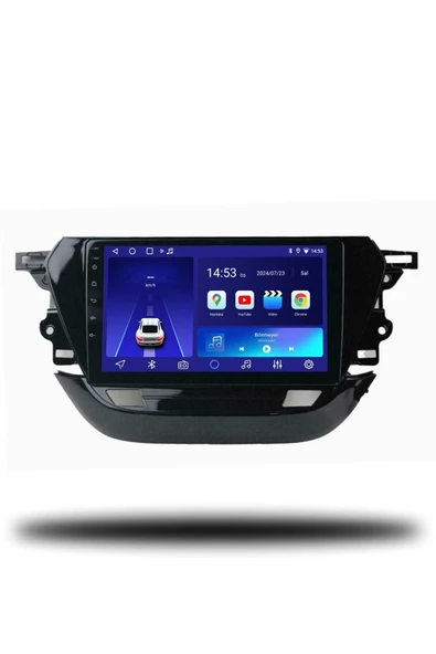 OSKODI Opel Corsa F 2020-2023 Uyumlu Android Multimedya + CarPlay + 4GB RAM + 64GB Hafıza ürün görseli