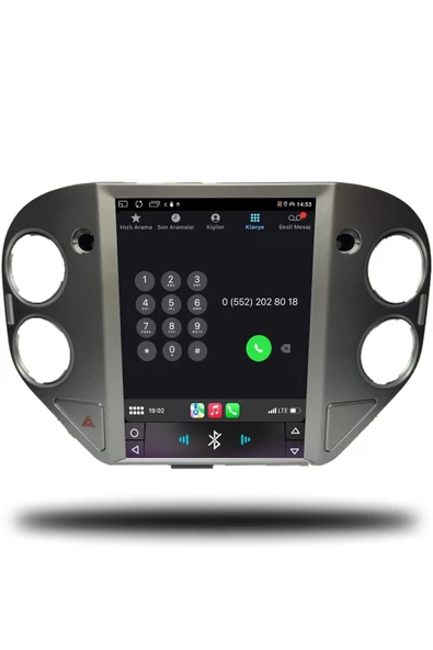 OSKODI Volkswagen Tiguan Tesla 2008-2016 Uyumlu Android Multimedya Carplay 4gb Ram 64gb Hafıza - Resim 4