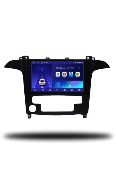 OSKODI Ford S-Max 2006-2014 Uyumlu Android Multimedya + CarPlay + Dijital Klima 4GB RAM + 64GB Hafıza ürün görseli
