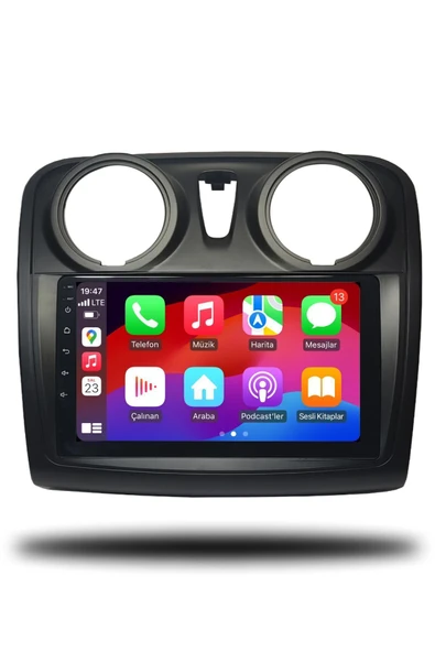 OSKODI Dacia Duster 2013-2017 Uyumlu Android Multimedya + CarPlay + 4GB RAM + 64GB Hafıza - Resim 2