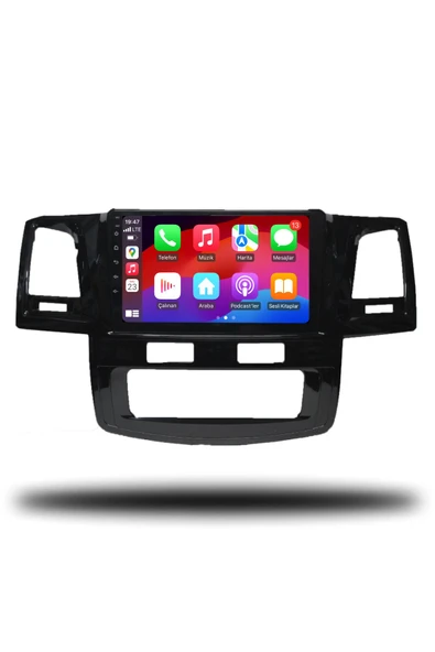 OSKODI Toyota Hilux 2008-2015 Dijital Klima Uyumlu Android Multimedya Carplay 4gb Ram 64gb Hafıza - Resim 3