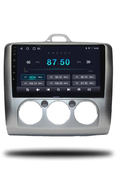 OSKODI Ford Focus 2 2007-2011  Manuel Klima Uyumlu Android Multimedya + CarPlay + 4GB RAM + 64GB Hafıza - Resim 5