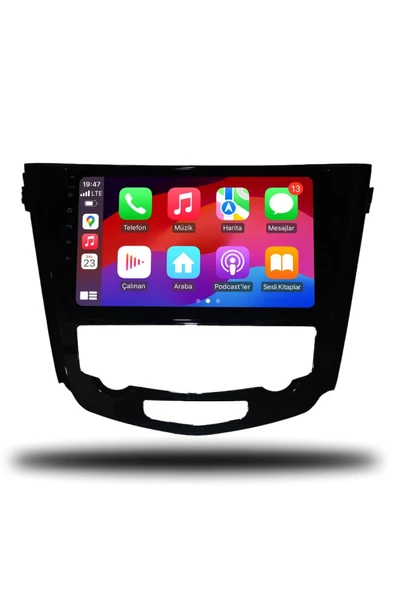 OSKODI Nissan X-Trail 2014-2021 Dijital Klima Uyumlu Android Multimedya + CarPlay + 4GB RAM + 64GB Hafıza - 3